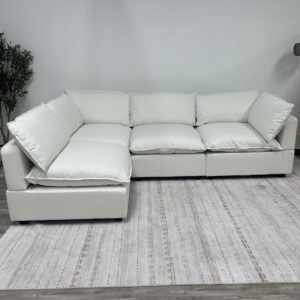 Albany Park Kova 122" L Sofa - Frost
