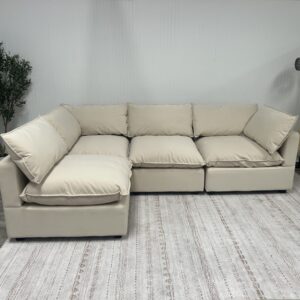 Albany Park Kova 122" L Sectional - Almond